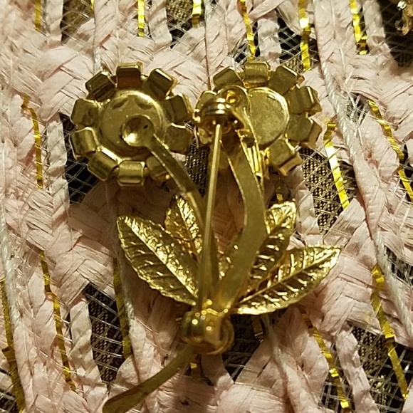 😂Vintage Green Floral Brooch - Picture 7 of 8